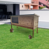 Outdoor wooden Rabbit Hutch with open-up roof Guinea Pig Hutch Rabbit Cage Bunny Cage Bunny Hutch with Pull Out Tray