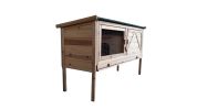 Outdoor wooden Rabbit Hutch with open-up roof Guinea Pig Hutch Rabbit Cage Bunny Cage Bunny Hutch with Pull Out Tray