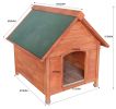 Wooden Outdoor Dog Pet House for outside Dog Kennel with strong durable & weather resistant