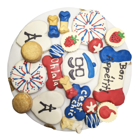 French Themed Dog Treats Gift Box