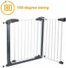 Sturdy Safe Gate With 4 Pressured Adjustment Bolts Dog Indoor Gate,Stair Gate For Pets, 29in To 34in Wide 32in Height