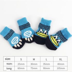 Dog Socks Booties Cat Shoes Anti-scratch (Option: Big Mouth Duck-S)