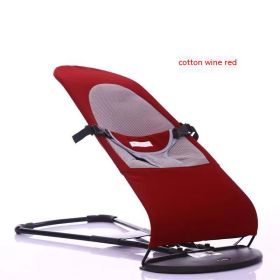 New Portable Dog Rocking Chair Pet Products (Option: Cotton Wine Red-Bag)