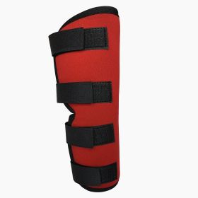 Dog Knee Pad Injury Anti-licking Light Arthrosis Recovery Auxiliary Bandage (Option: Red-S)