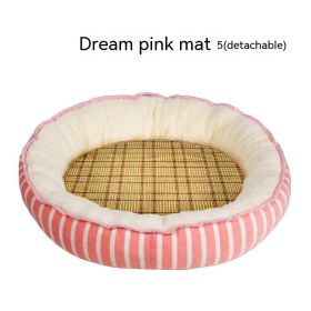 Four Seasons Universal Cat Nest For Deep Sleep (Option: Dream Pink Summer Mat-M)