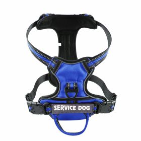 Oxford Cloth Strap Personalized Dog Back (Option: Blue-L)