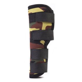 Dog Knee Pad Injury Anti-licking Light Arthrosis Recovery Auxiliary Bandage (Option: Camouflage-S)