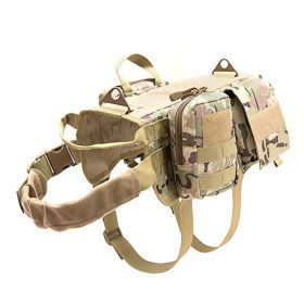 Tactical Training Clothes Medium Large Dog Vest Suit (Option: Camouflage Suit-S)