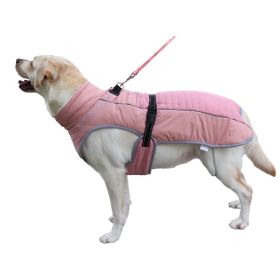 Casual Thickening Pet Clothes Reflective (Option: Pink-S)