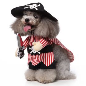 European And American Pet Products Clothing (Option: PF79 Pirate With Knife-M)