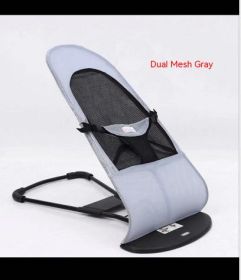 New Portable Dog Rocking Chair Pet Products (Option: Double Mesh Gray-Bag)