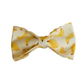 Yellow Banana Dog Traction Rope (Option: Bow knot-S)