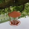 Outdoor garden hanging hummingbird feeder; retractable hummingbird feeder; bird feeder