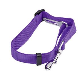 Nylon Retractable Dog Safety Rope Pet (Color: Purple)