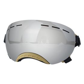 UV Protection Pet Windproof Goggles (Option: Khaki Frame Silver Strip)