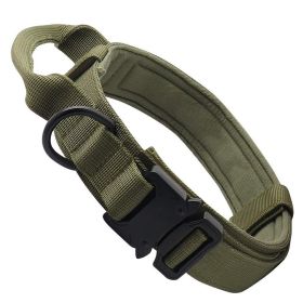 Fashion Personalized Tactical Dog Collar (Option: Green-L)